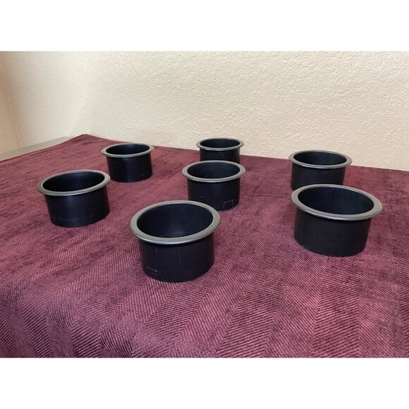 Unbranded Other - 8 Large Black Cup Drink Holders Poker Table Boat RV Car Truck Couch Recliner